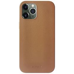 Foto van Accezz leather backcover met magsafe iphone 12 pro max telefoonhoesje bruin