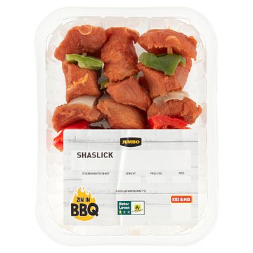 Foto van 3+1 gratis | jumbo shaslick ca. 240g aanbieding bij jumbo