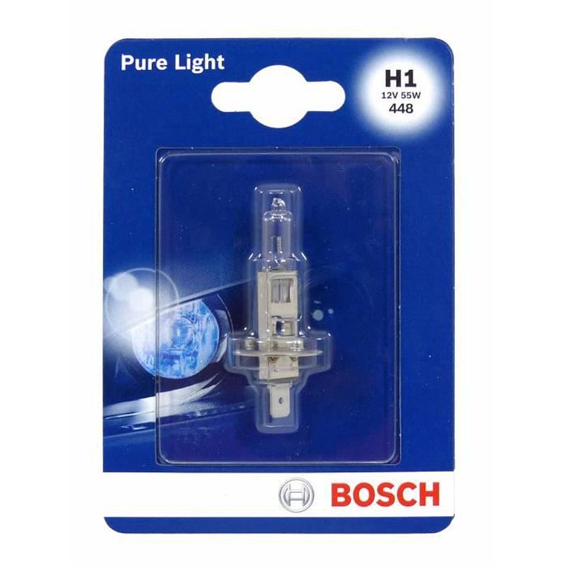 Foto van Bosch ampul pure light 1 h1 12v 55w