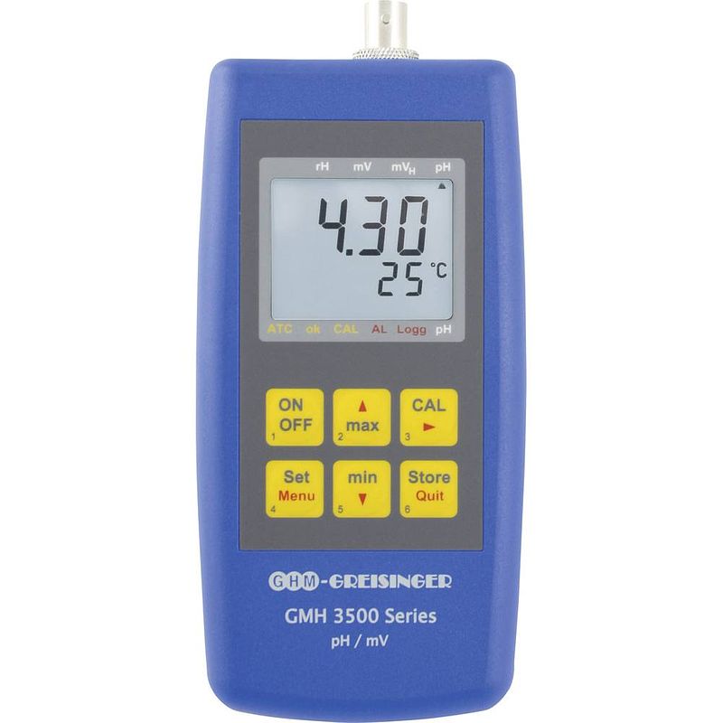 Foto van Greisinger gmh 3511 combimeter ph-waarde, redox (orp), temperatuur