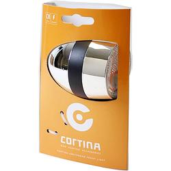 Foto van Cortina koplamp amsterdam dynamo chroom zwart