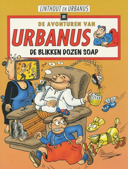 Foto van Urbanus 80 - de blikken dozen soap - linthout, urbanus - hardcover (9789002208270)