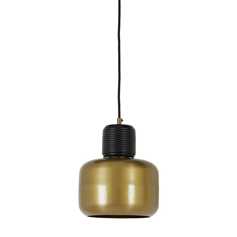 Foto van Light & living - hanglamp chania - 25x25x36 - brons