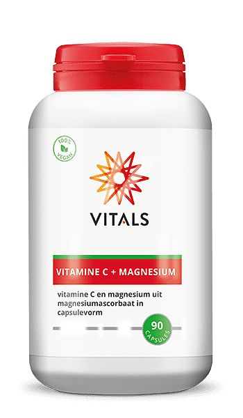 Foto van Vitals vitamine c + magnesium capsules