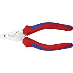 Foto van Knipex 03 05 140 werkplaats combinatietang 140 mm din iso 5746