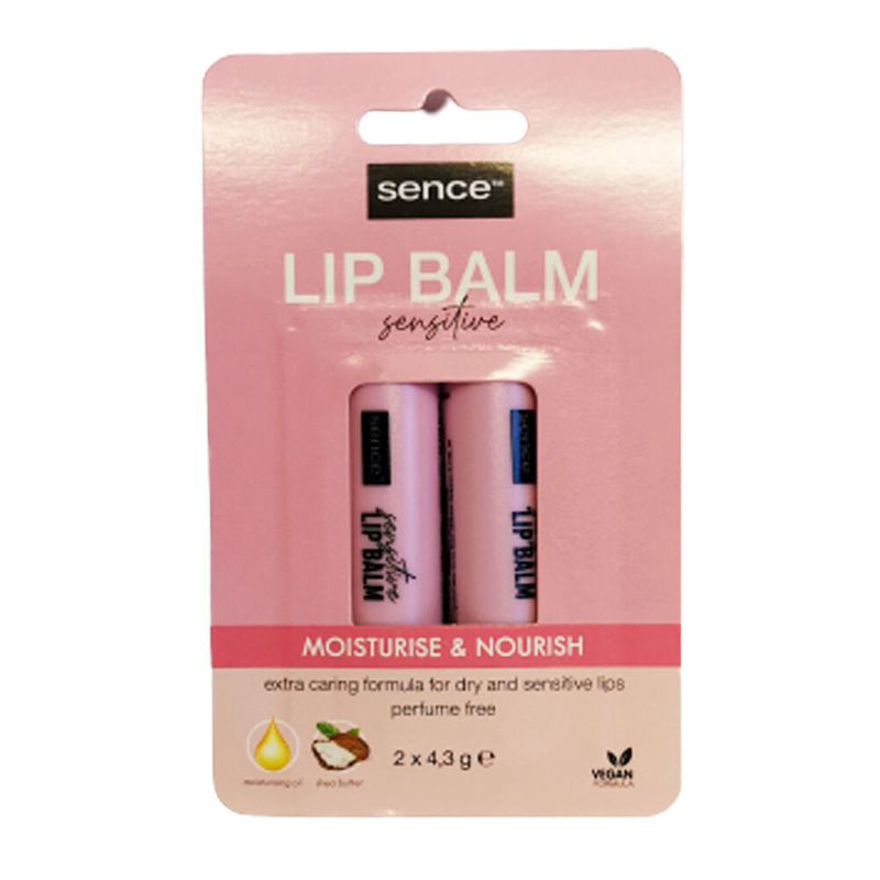 Foto van Sencebeauty sensitive lipbalsem duo