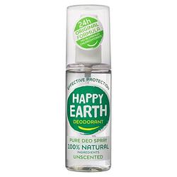 Foto van Happy earth 100% natuurlijke deodorant spray unscented 100ml bij jumbo