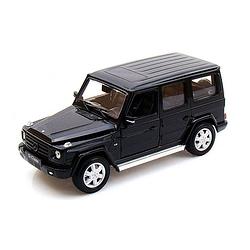 Foto van Modelauto mercedes-benz g-klasse zwart schaal 1:24/19 x 7 x 8 cm - speelgoed auto's
