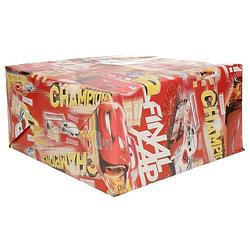 Foto van 3x inpakpapier/cadeaupapier disney rood cars champions 200 x 70 cm rollen - cadeaupapier