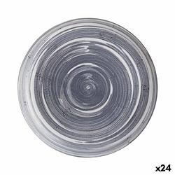 Foto van Platt tallrik luminarc artist tweekleurig glas (25 cm) (24 stuks)