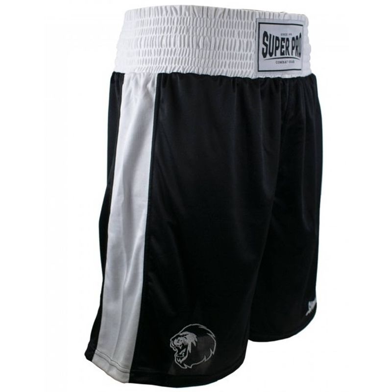 Foto van Super pro boksshort combat gear club heren zwart maat xxs