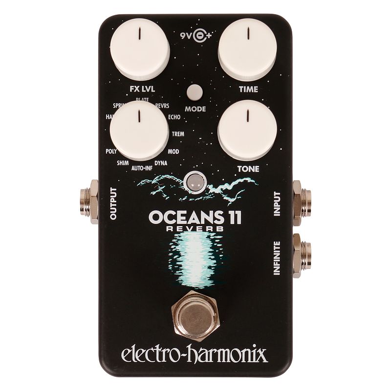 Foto van Electro harmonix oceans 11 reverb effectpedaal