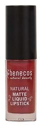 Foto van Benecos natural matte liquid lipstick bloody berry