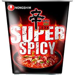 Foto van Nongshim shin red super spicy cup 68g bij jumbo