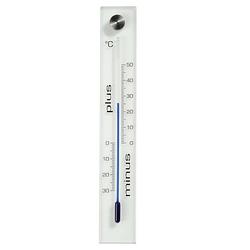 Foto van Glazen thermometer voor binnen en buiten 26 cm - buitenthermometers