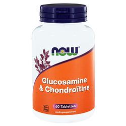 Foto van Now glucosamine & chondroitine tabletten