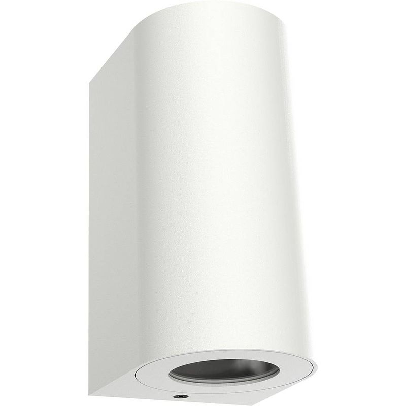 Foto van Nordlux canto maxi 2 49721001 buitenlamp (wand) gu10 56 w wit