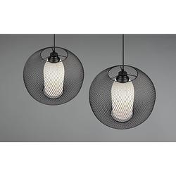 Foto van Industriële hanglamp filo - metaal - zwart