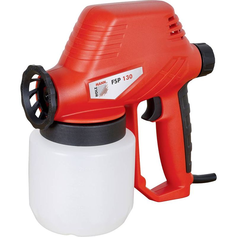 Foto van Holzmann maschinen fsp130_230v verfspuitpistool 130 w debiet (max.): 320 ml/min