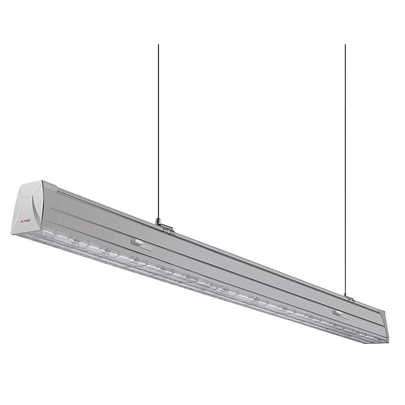 Foto van V-tac hanglamp vt-4551d led 50w 4000k 8000lm staal chroom