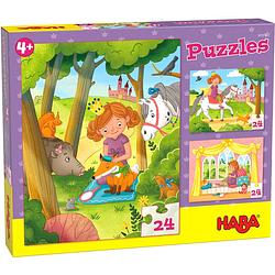 Foto van Haba legpuzzel prinses valerie junior 20 x 25 cm karton 3-delig