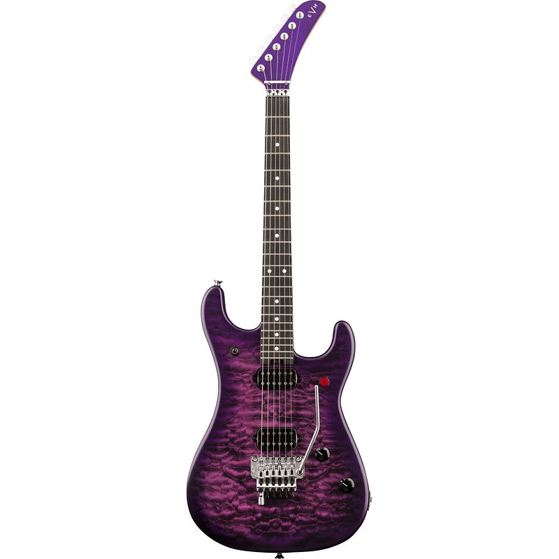 Foto van Evh 5150 series deluxe qm purple daze eb elektrische gitaar