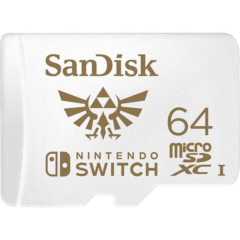 Foto van Sandisk extreme nintendo switch™ microsdxc-kaart 64 gb uhs-i, uhs-class 3 geschikt voor nintendo switch