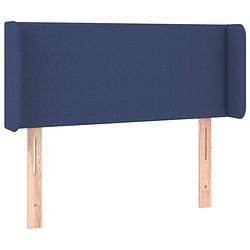 Foto van The living store hoofdbord - bedombouw - 93x16x78/88 cm - blauw