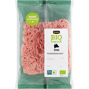 Foto van 2 voor € 7,50 | jumbo biologisch rundergehakt 300g aanbieding bij jumbo