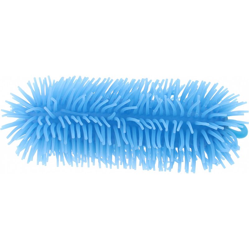 Foto van Johntoy fluffy worm 23 cm blauw