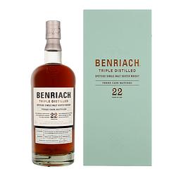Foto van Benriach 22 years triple distilled 70cl whisky + giftbox