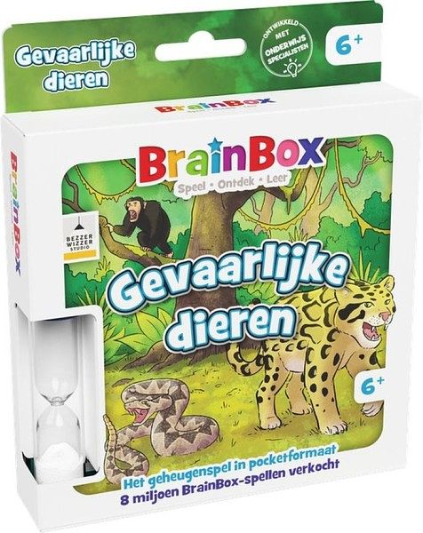 Foto van Spel brainbox pocket gevaarlijke dieren