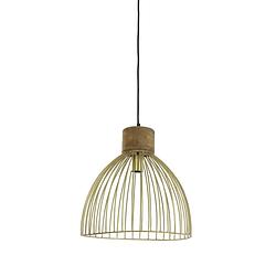 Foto van Light & living - hanglamp giada - 40x40x40 - brons