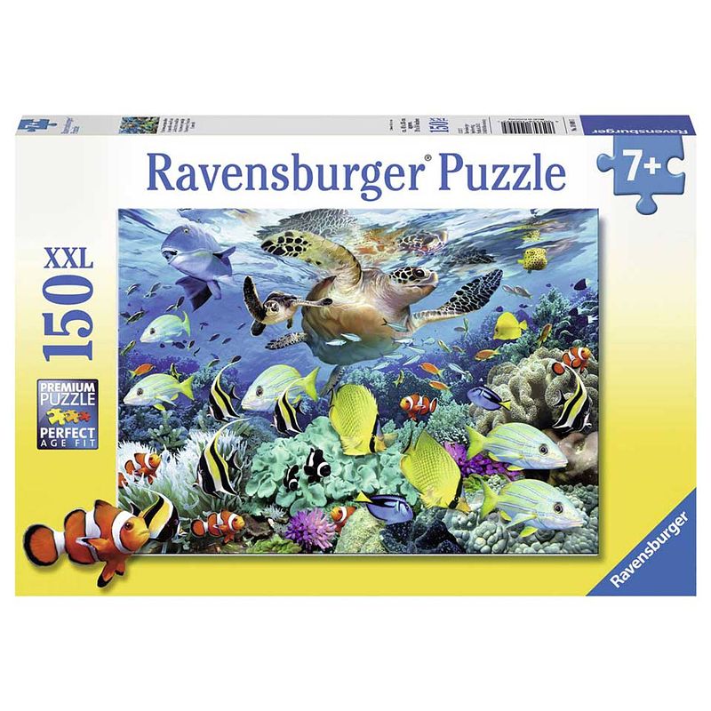 Foto van Ravensburger puzzel xxl onderwaterparadijs - 150 stukjes