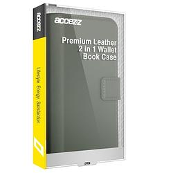Foto van Accezz premium leather 2 in 1 wallet bookcase samsung galaxy a14 (5g/4g) telefoonhoesje groen