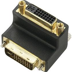 Foto van Renkforce rf-2959686 dvi adapter [1x dvi-stekker 24+5-polig - 1x dvi-bus 24+5-polig] zwart