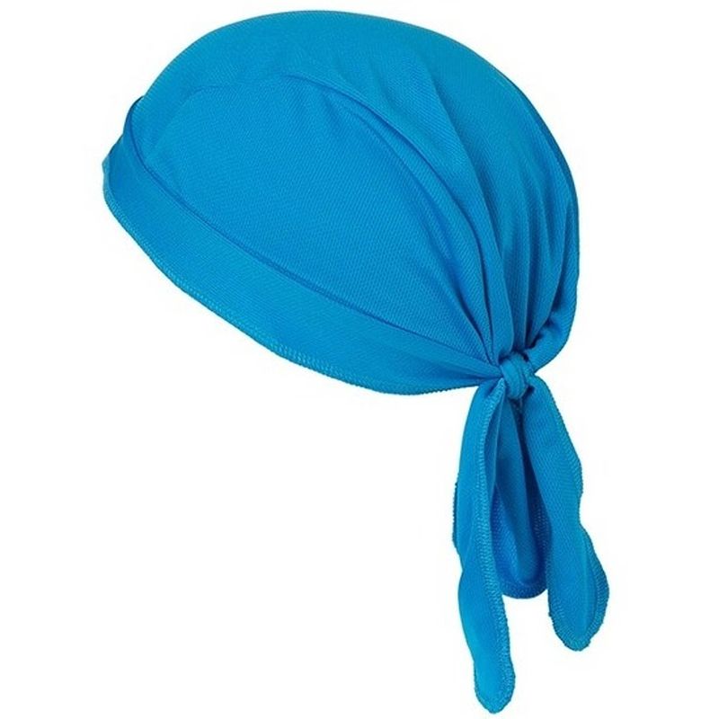 Foto van Blauwe sport bandana - bandana's