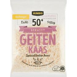 Foto van Jumbo geraspt geitenkaas 50+ 150g