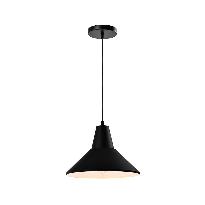 Foto van Quvio hanglamp rond zwart - quv5149l-black