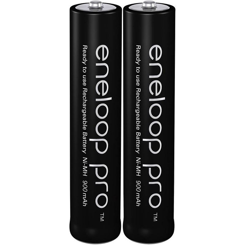 Foto van Panasonic eneloop pro hr03 oplaadbare aaa batterij (potlood) nimh 900 mah 1.2 v 2 stuk(s)