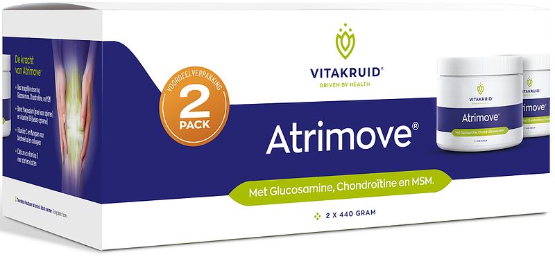 Foto van Vitakruid atrimove granulaat 2pack (2x440gr)