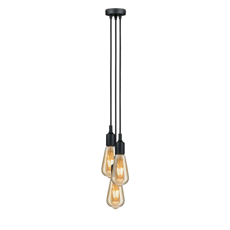 Foto van Paulmann paulmann 50343 hanglamp led e27 60 w zwart