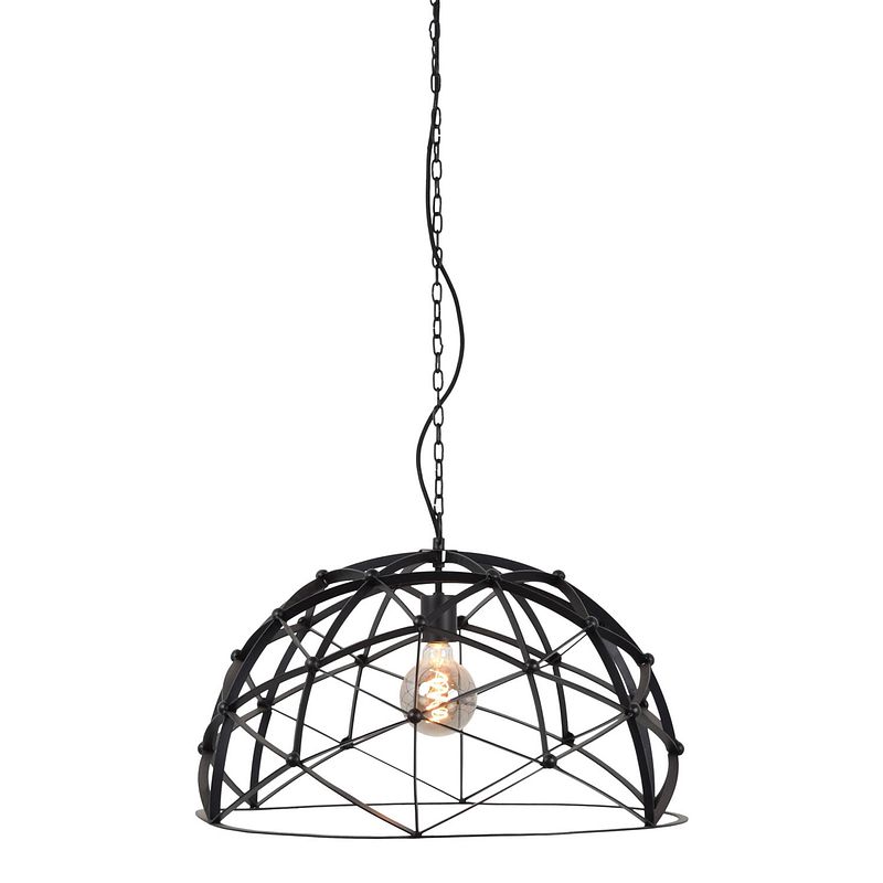 Foto van Urban interiors hanglamp coco zwart ø60 cm