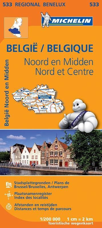 Foto van 533 belgië noord en midden - belgique nord et centre - paperback (9782067183445)