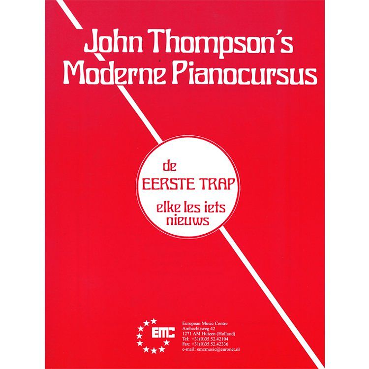 Foto van Emc moderne pianocursus 1 - john thompson pianolesboek