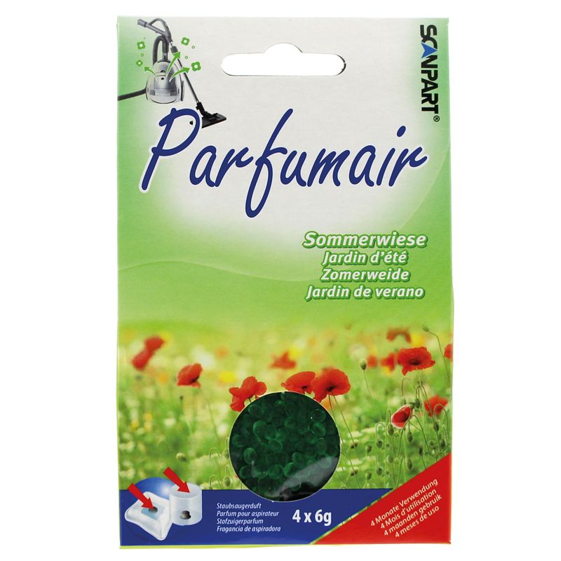 Foto van Scanpart parfumair geurparels zomerweide 4x6g stofzak groen