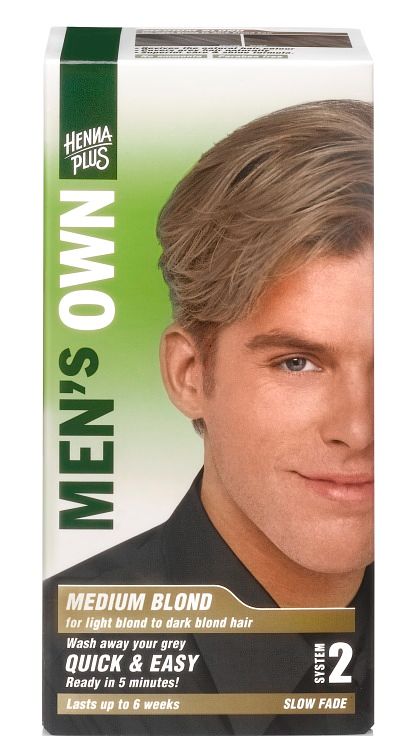 Foto van Hennaplus men's own haarkleuring medium blond