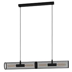 Foto van Eglo redcliffe hanglamp - e27 - 108 cm - zwart