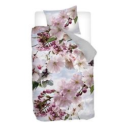 Foto van Snoozing blossomtree dekbedovertrek - 1-persoons (140x200/220 cm + 1 sloop) - katoen satijn - multi