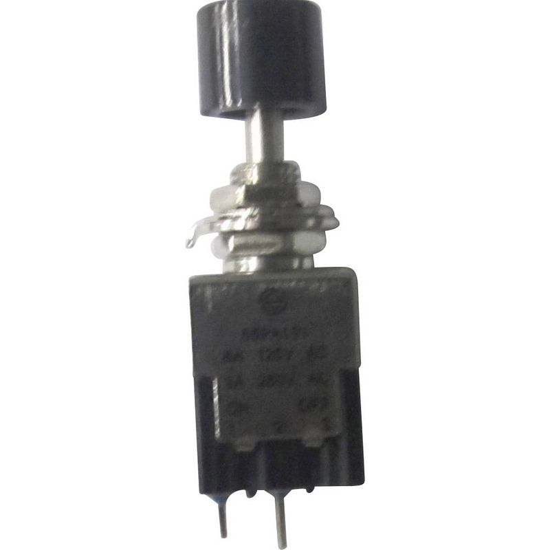 Foto van Tru components 1587790 tc-pa101a1bk drukschakelaar 250 v/ac 3 a 1x aan/uit continu 1 stuk(s)